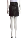 Ralph Lauren Sport Womens Leather Mini Skirt Black Size US 2 UK 6 XS ladies