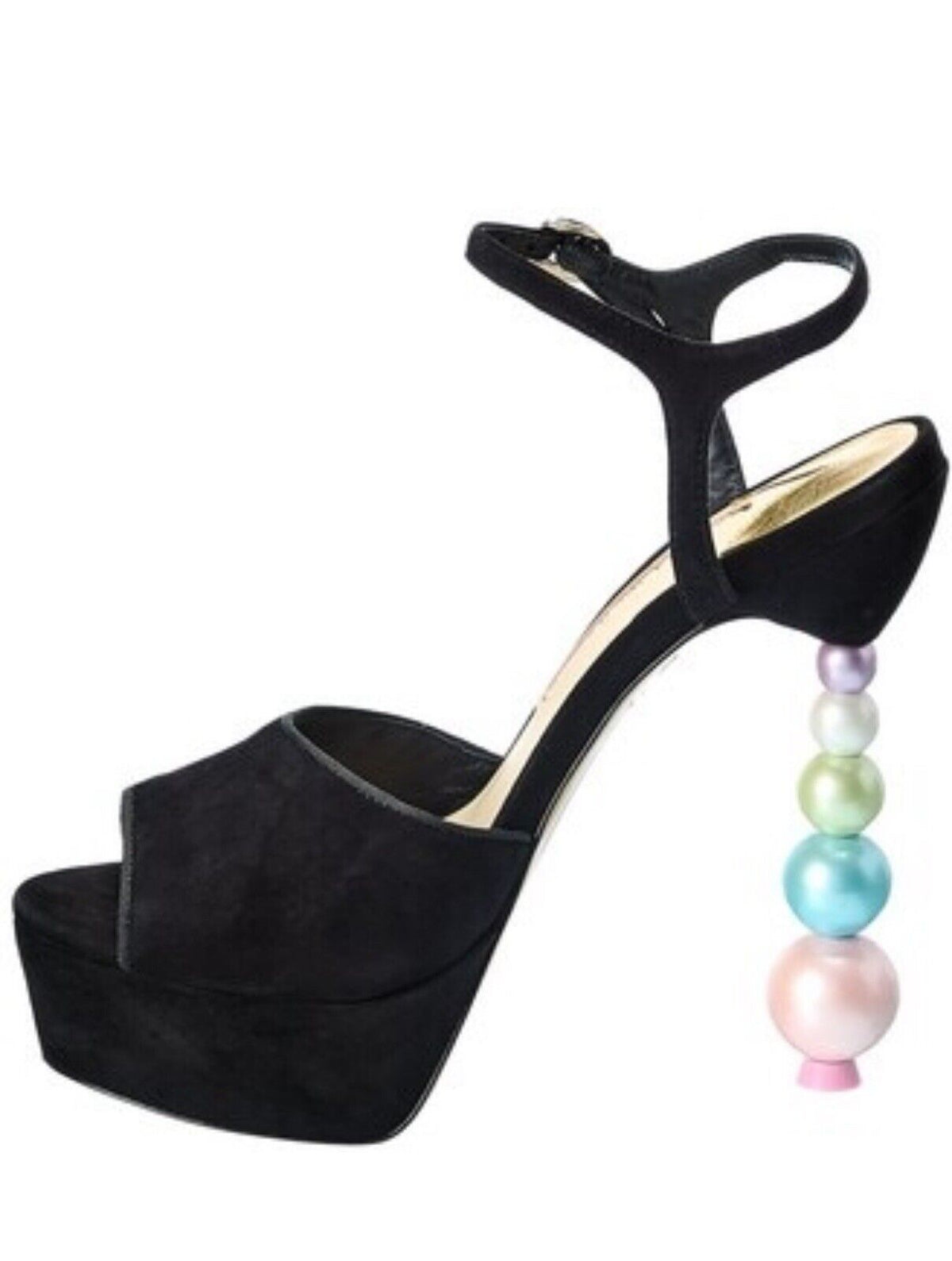 Sophia Webster Natalia Faux Pearl Heel Platform Sandals Shoes Size 39 UK 6 US 9 ladies