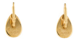 Gold vermeil Lalique Heliconia drop earrings ladies