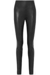 RALPH LAUREN stretch-leather lambs leather leggings pants trousers Sz US 8 UK 12 ladies