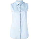 3.1 Phillip Lim Runaway Blue sleeveless Shirt top Size US 2 XS ladies