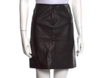 Ralph Lauren Sport Womens Leather Mini Skirt Black Size US 2 UK 6 XS ladies