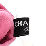 Chanel Runaway Lambskin Fingerless CC Long Gloves Pink Size 8.5 ladies