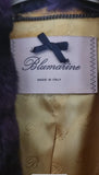 Blumarine Wool Chinchilla Fur Collar Jacket Size I 40 UK 8 US 4 S Small ladies