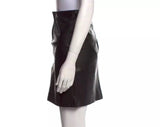 Ralph Lauren Sport Womens Leather Mini Skirt Black Size US 2 UK 6 XS ladies
