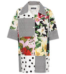 Dolce & Gabbana 2022 Patchwork cotton shirt blouse Size I 40 UK 8 US 4 S small ladies