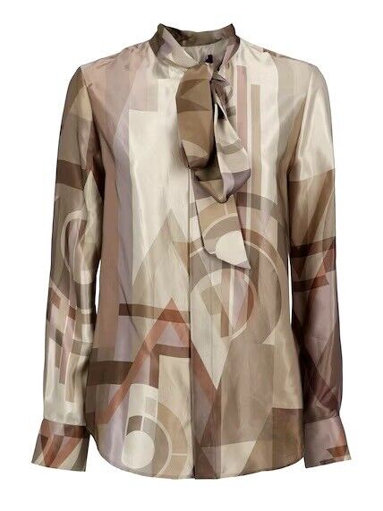 Ralph Lauren Collection Silk Pussy Bow Blouse Shirt Size US 10 UK 14 ladies