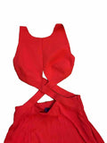 Ralph Lauren Collection Cut Out Red long maxi dress Size US 6 UK 10 ladies