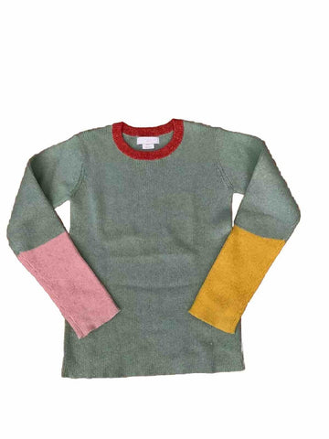 STELLA MCCARTNEY KIDS GIRLS’ Metallic Knit Sweater Jumper 10 years children