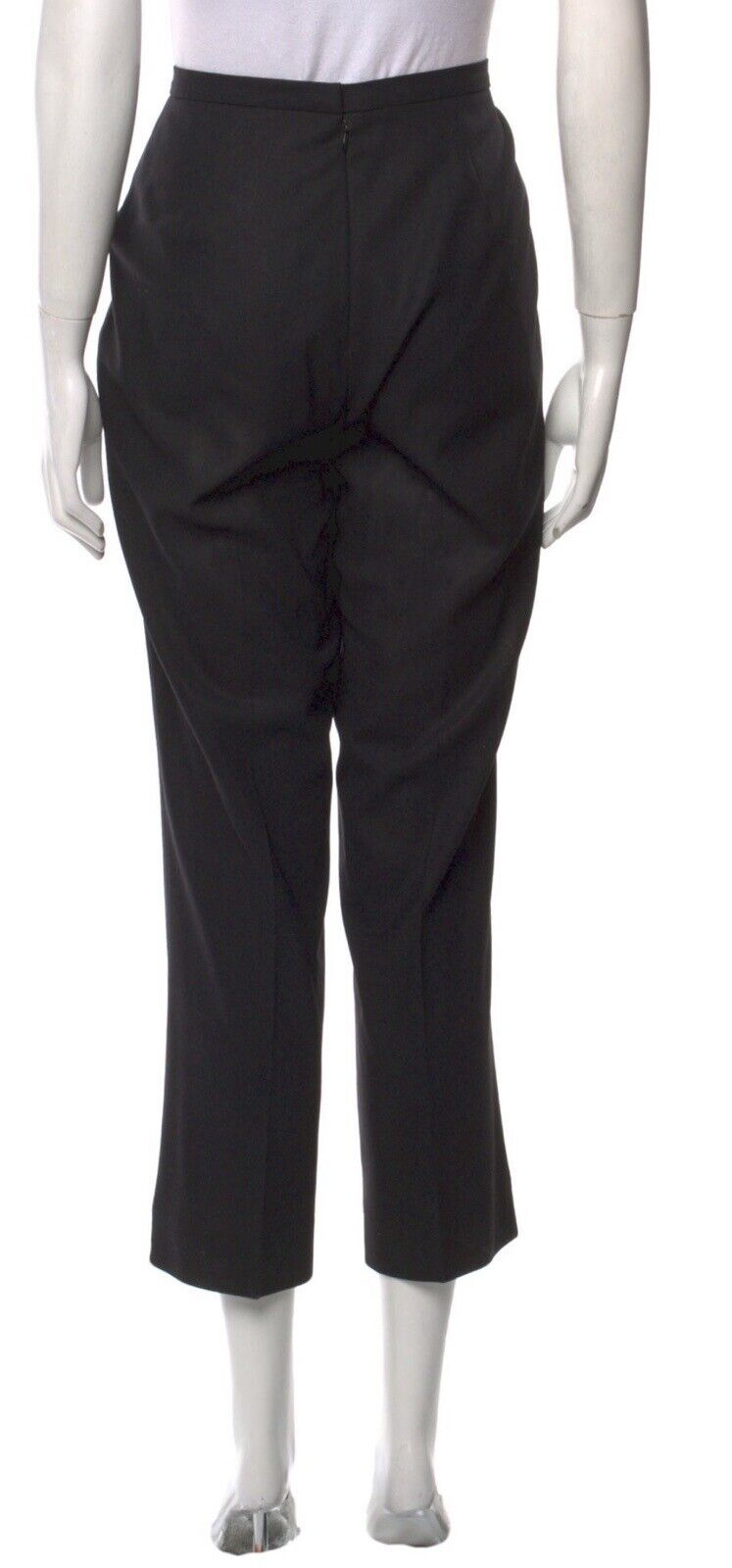 Ralph Lauren Collection "Annie" wool crepe Crop pants Triusers Size US 8 UK 12 ladies