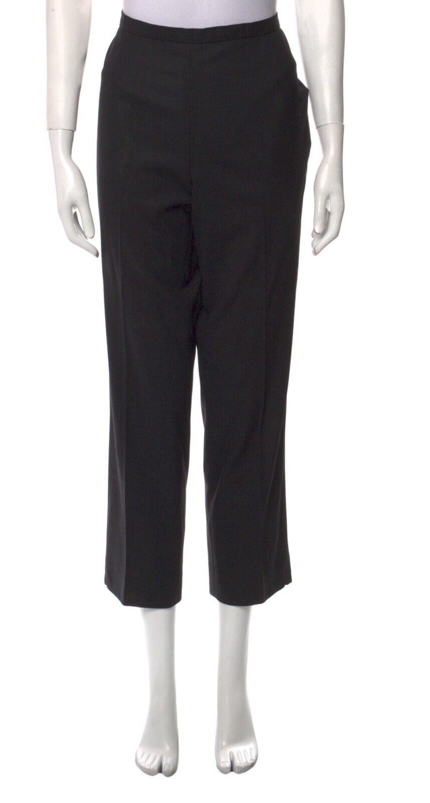 Ralph Lauren Collection "Annie" wool crepe Crop pants Triusers Size US 8 UK 12 ladies