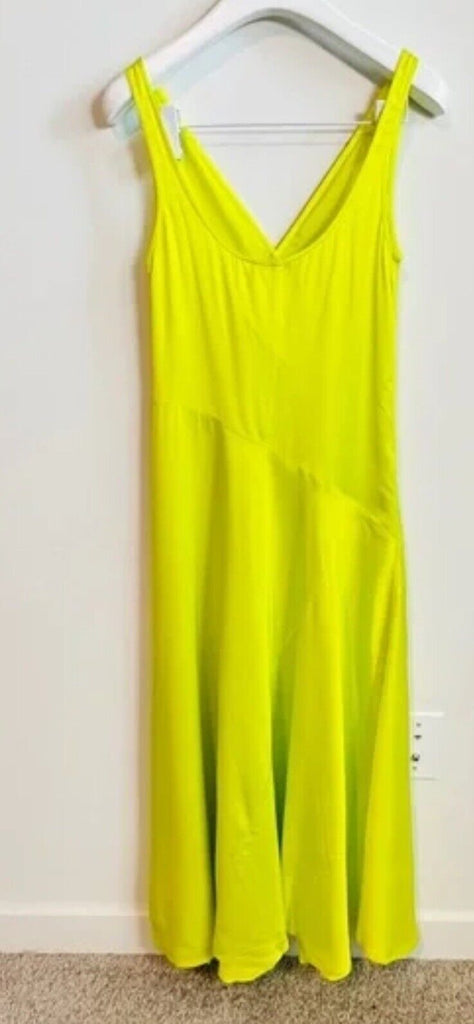 neon polo dress Polo Ralph Lauren Neon Sleeveless Maxi Slip Dress Silk US 0 UK 4 ladie