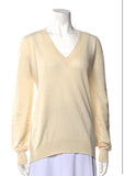 Tomas Maier Cashmere Pullover In cream Sweater Jumper Size S Small ladies