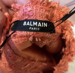 Balmain 2023 Boucle Tweed Jacket & Skirt Set F 36 UK 8 US 4 S small ladies