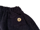 Beeboon Navy Blue Corduroy Pants Trousers Size 3 months children