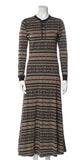 Ralph Lauren RRL Henley fair isle-print Knit maxi dress Size US 2 UK 6 XS ladies