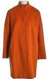 Max Mara Studio Virgin Wool Orange Coat Size I 46 F 44 US 12 UK 14 ladies