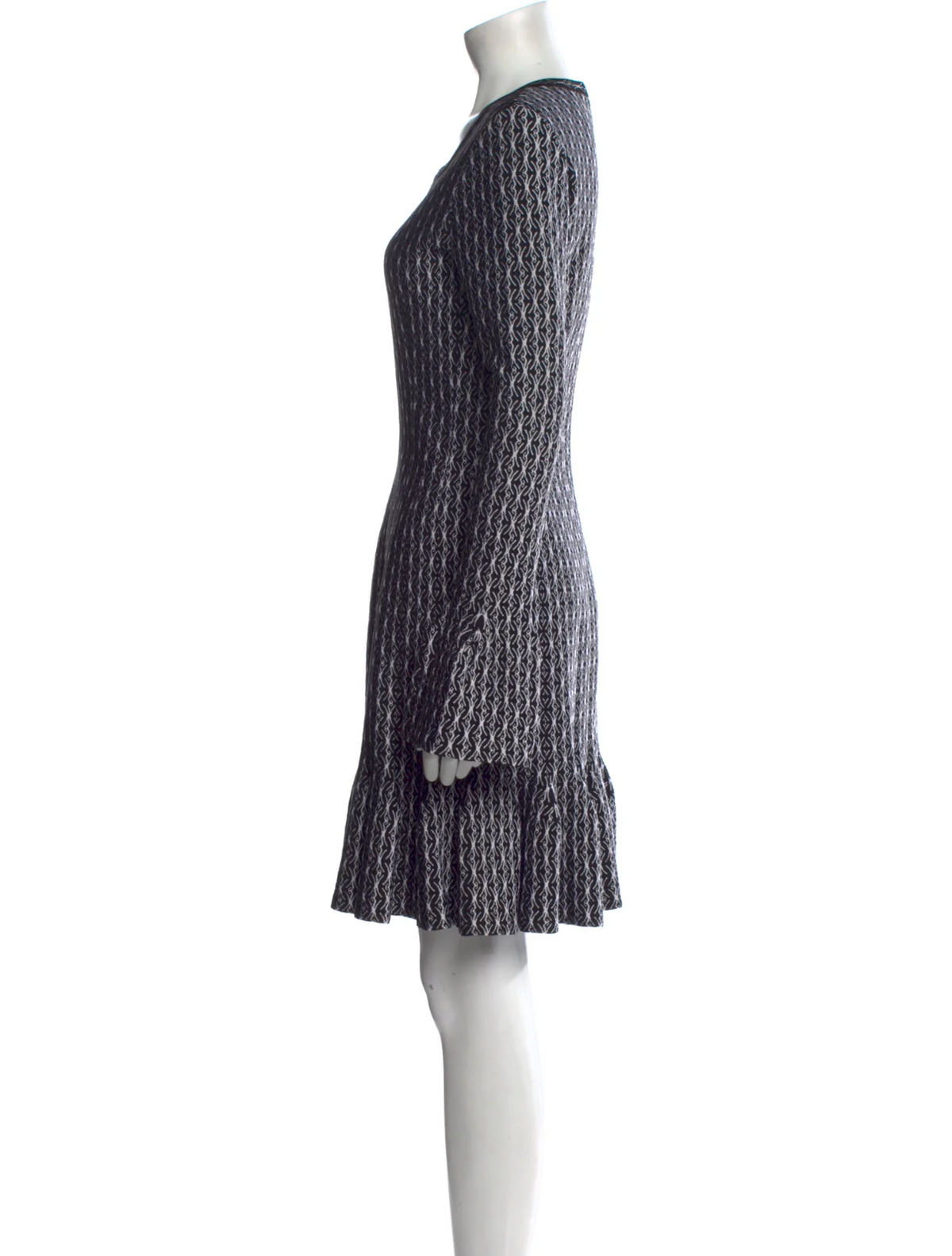 AZZEDINE ALAÏA ALAIA FLUTED KNIT DRESS MOST WANTED F 42 UK 12 US 10 LADIES