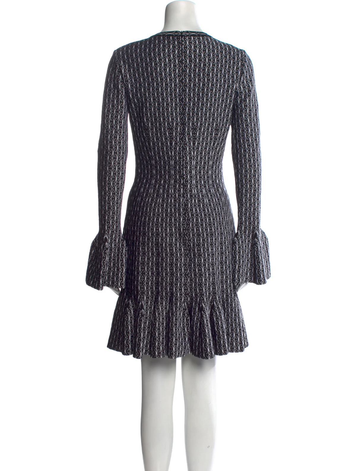 AZZEDINE ALAÏA ALAIA FLUTED KNIT DRESS MOST WANTED F 42 UK 12 US 10 LADIES