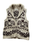 Ralph Lauren Denim & Supply Intarsia Linen Cotton Knit Vest Gilet Size M Medium ladies