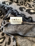 ALAIA SLEEVELESS GREY LEOPARD MINI DRESS Size F 40 UK 12 US 8 ladies