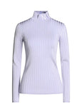 Nina Ricci Logo Knit Turtleneck Sweater Jumper Top Black or Purple ladies