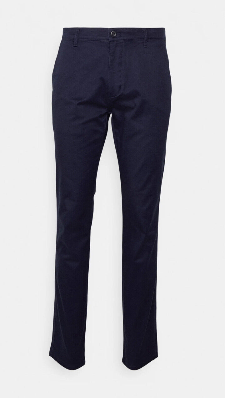 DOCKERS ORIGINAL CHINO SKINNY - Chinos in Navy Blue Pants Trousers Size 34 men