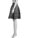 Alaia MOST WANTED Animal Print Mini Skirt - Gris Noir Size F 36 US 4 UK 8 ladies