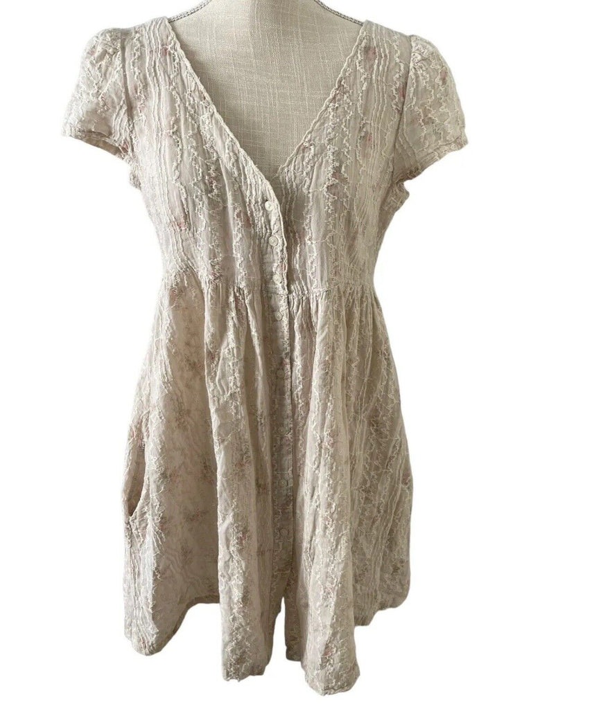Denim Supply By Ralph Lauren Swiss Floral Babydoll Dress Embroidered Bohemian S ladies Denim Supply By Ralph Lauren Swiss Floral Babydoll Dress Embroidered Bohemian S ladies