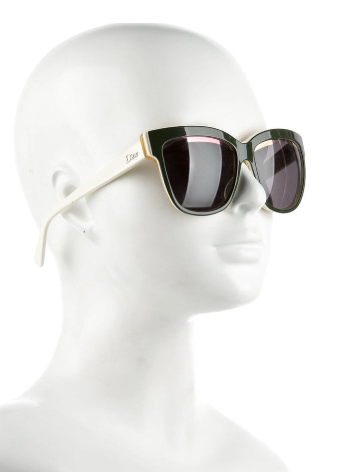 Christian Dior DiorGraphic Sunglasses Black White Pink ladies