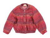 IRO Olathe Tweed Bomber Jacket Size 0 XXS As Seen on Rosie