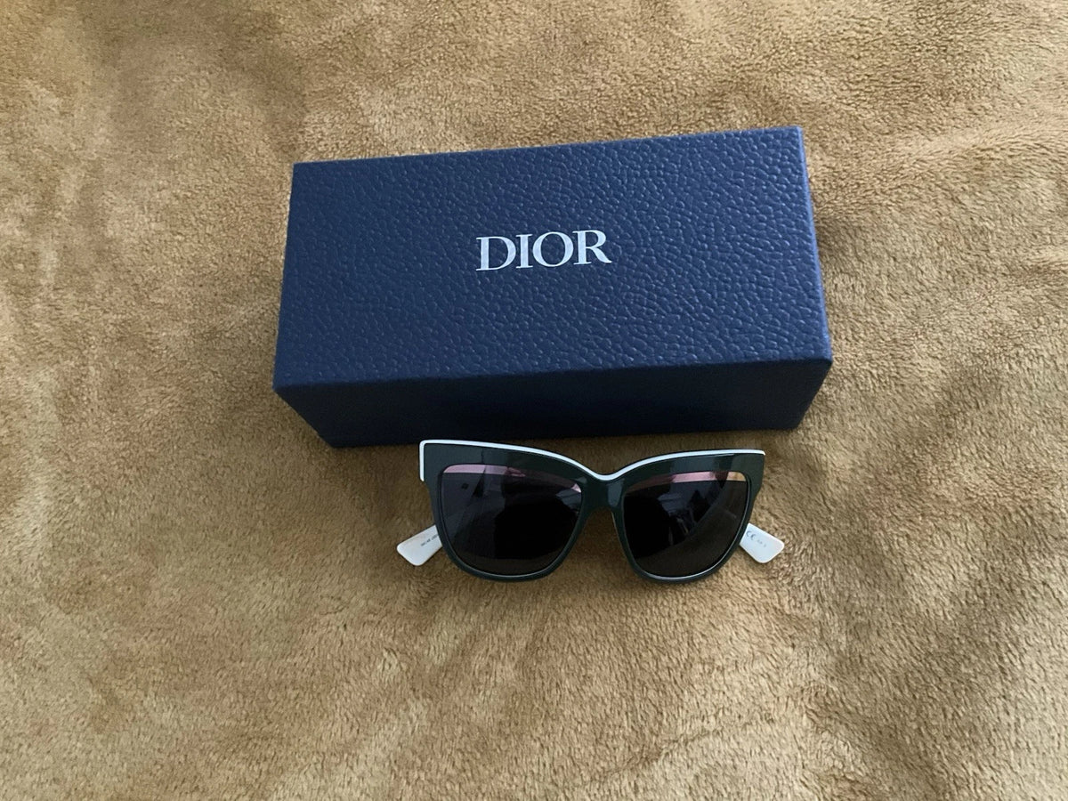 Christian Dior DiorGraphic Sunglasses Black White Pink ladies