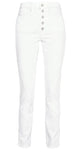 Polo Ralph Lauren White Tompkins Skinny High Waist Jeans size 28R ladies