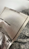 Iconic Chanel 2008 Fall Grey Embellished Cashmere Jumper Sweater FR 44 ladies