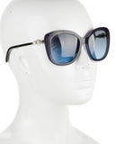 CHANEL Blue Acetate Oversized Frame Pearl CC Sunglasses-5339-H ladies