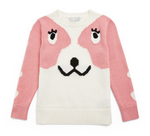 STELLA MCCARTNEY KIDS GIRLS’ Knit Dog Intarsia Sweater Jumper Size 10 years ladies