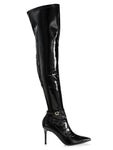 GIANVITO ROSSI Ribbon Cuissard Over-The-Knee Boots Size 36.5 UK 3.5 US 6.5 ladies