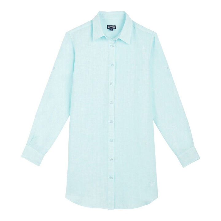 Vilebrequin Shirtdress In Pure Linen Size S Small ladies