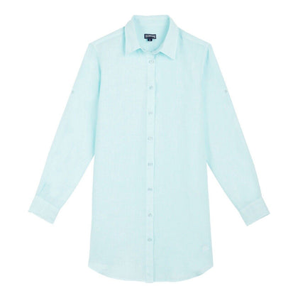 Vilebrequin Shirtdress In Pure Linen Size S Small ladies