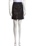 Ralph Lauren Sport Womens Leather Mini Skirt Black Size US 2 UK 6 XS ladies