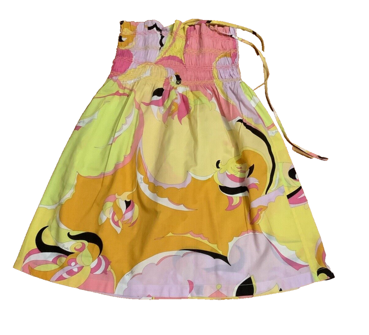Emilio Pucci MOST WANTED Yellow Printed Dress I 42 UK-US 8 ladies