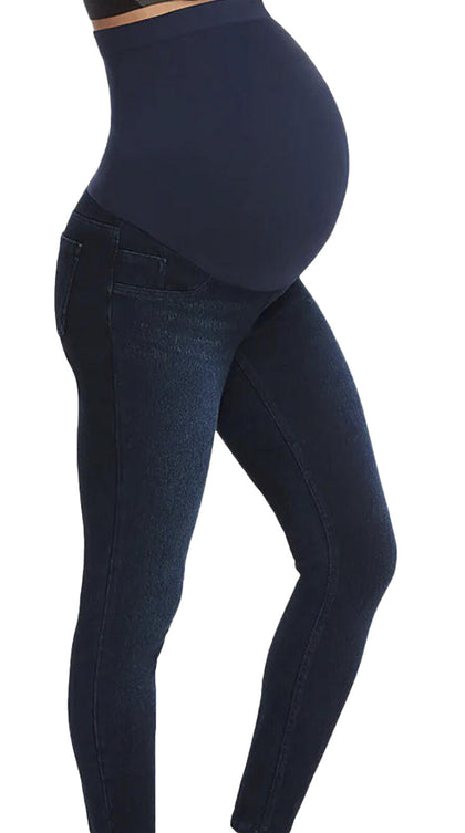 SPANX Mama Jean-ish Leggings Maternity Jeans Denim Size S/P small ladies