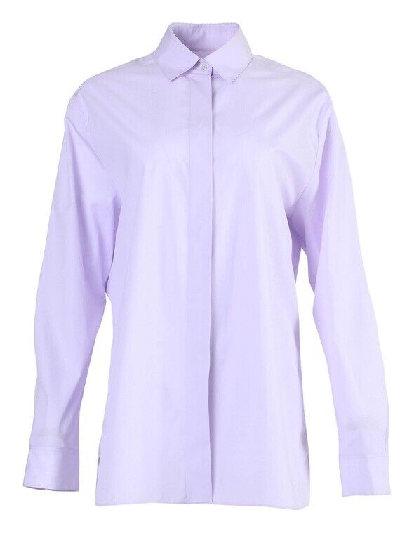 THE ROW Oversized Lilac Button-down Shirt In Purple SIZE S SMALL ladies