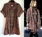 Chanel Runway Wool Tweed Knit Jacket / Coat / Cardigan Multiple colors F 46 US14 ladies