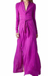 Ralph Lauren Collection Alaina Silk Shirt Long Maxi Dress Size US 4 UK 8 S small ladies