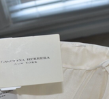 Carolina Herrera Sleeveless Mikado & Tulle Asymmetrical Gown Dress US 4 UK 8 S ladies