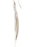 Alexis Bittar Two Tone Crystal Encrusted Spear Wire Earring - Gold 1 Earring ladies