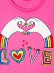 Stella McCartney KIDS LOVE T shirt Top for Girls Size 10 years old children