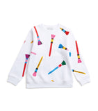 Stella McCartney KIDS Paint Brushes Sweatshirt Top Sweater Size 12 years children