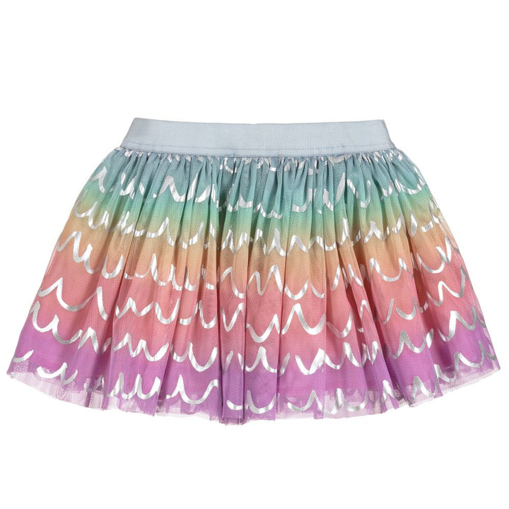 STELLA MCCARTNEY KIDS GIRLS’ Tulle Rainbow Tutu Mini Skirt Size 8 years children